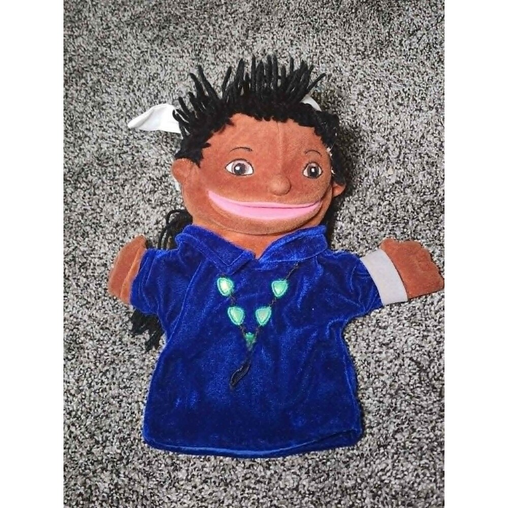 Lakeshore Let’s Talk! Navajo Boy Hand Puppet Plush Educational Toy